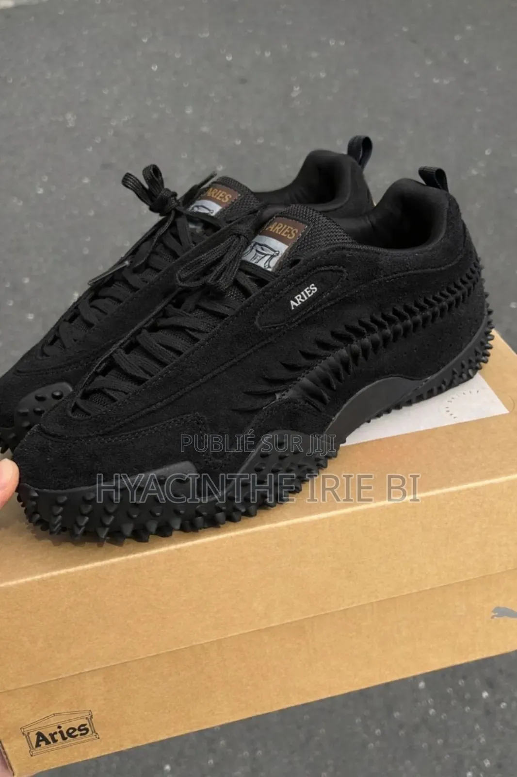 Puma Aries Authentique Semelle Cramponné Original Qualité