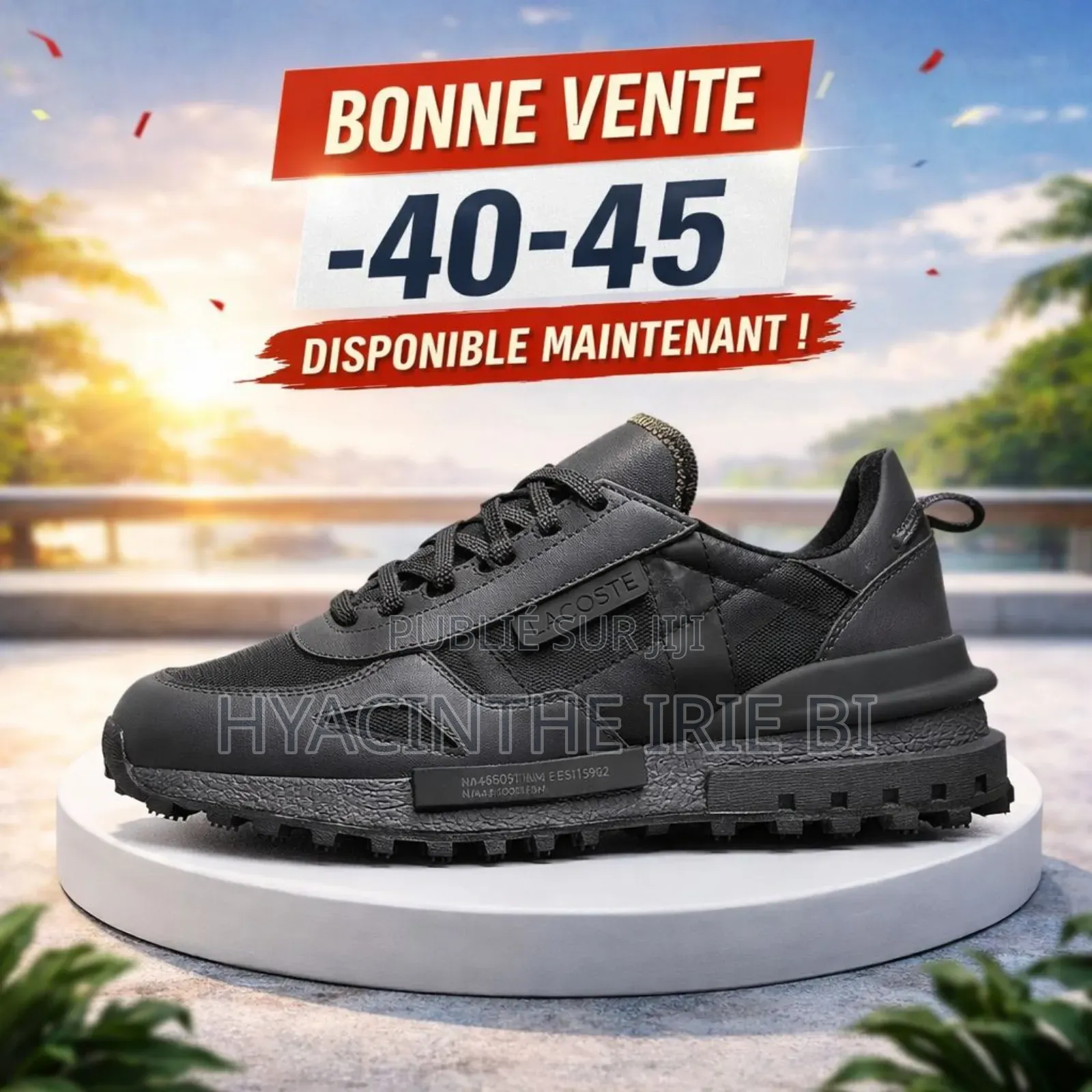 Lacoste Sneakers Semelle Authentique Original Qualité Irréprochab