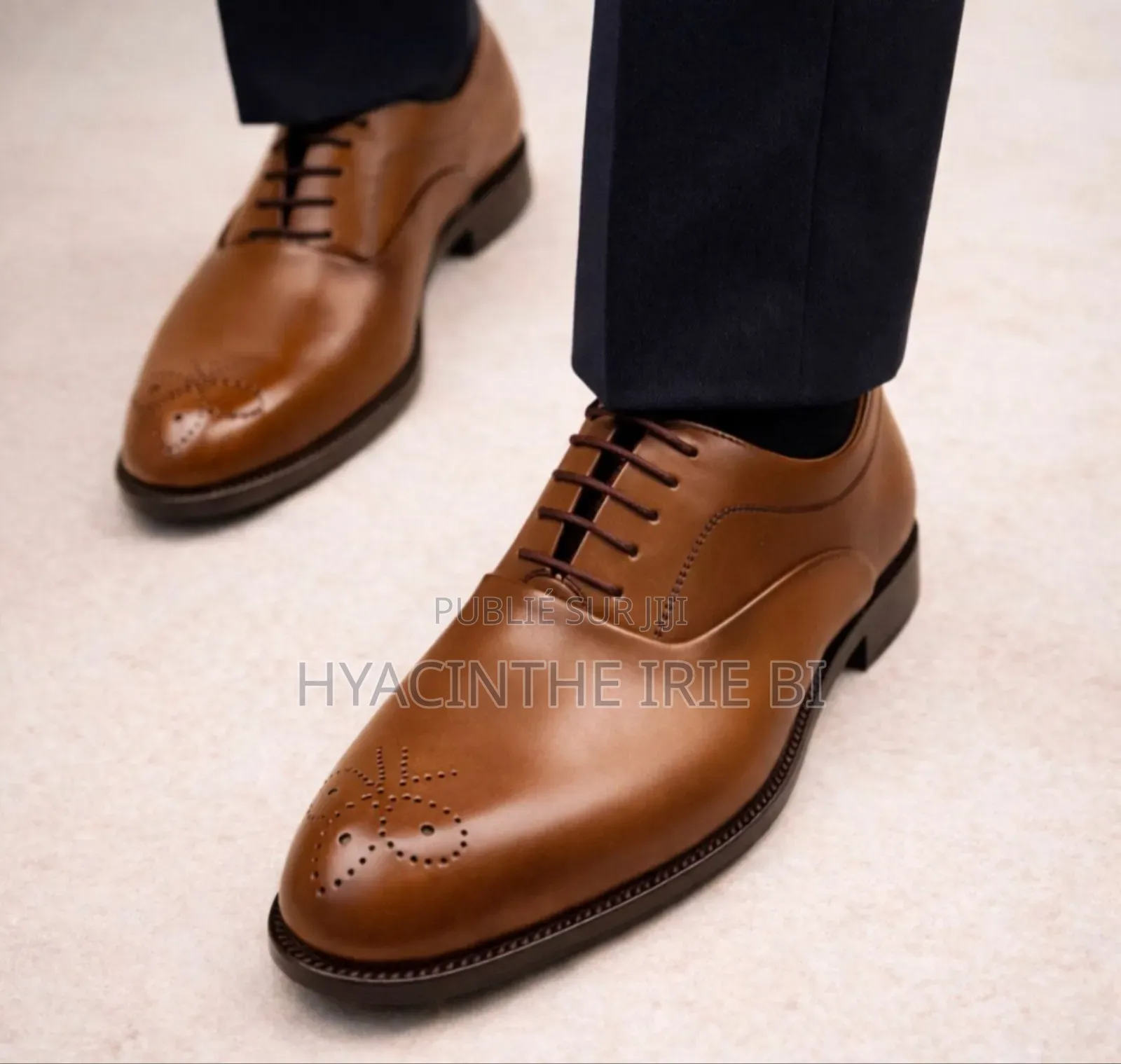 Souliers Matière Cuir Semelle Authentique Qualité Irréprochable