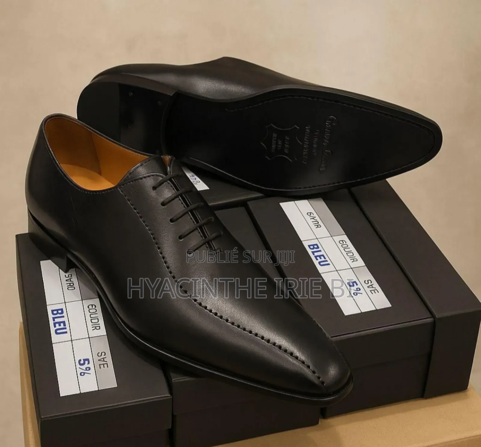 Souliers Matière Cuir Semelle Authentique Qualité Irréprochable
