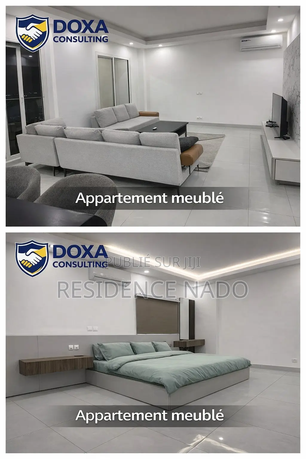 Meublé 3chbre Appartement dans Doxa Logement, Marcory à Louer