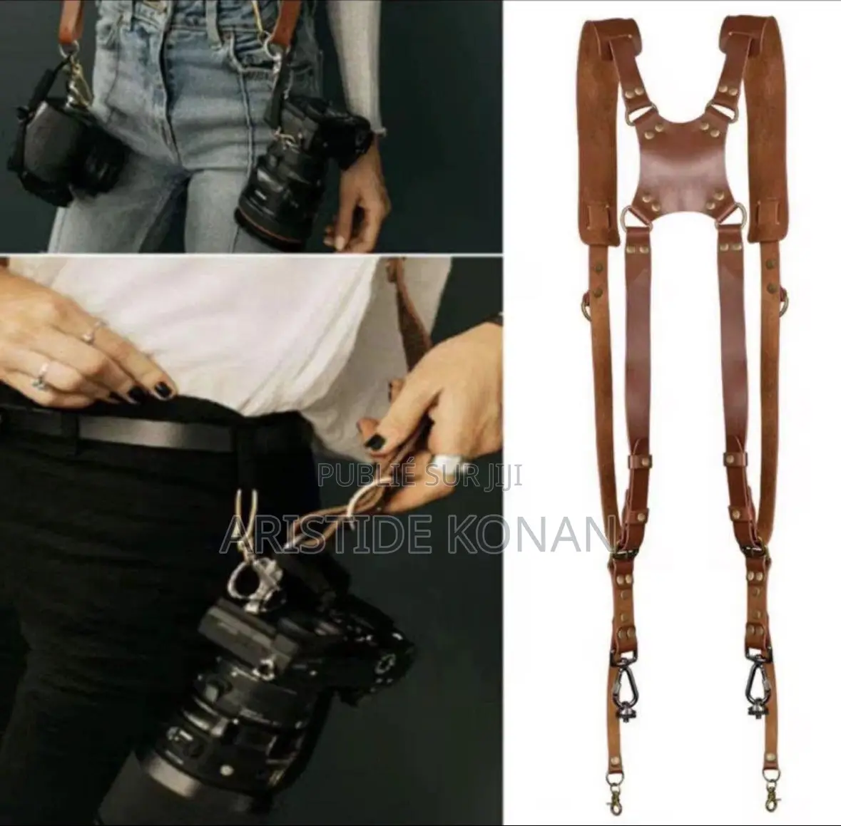 Sangle D’Appareil Photo En Cuir