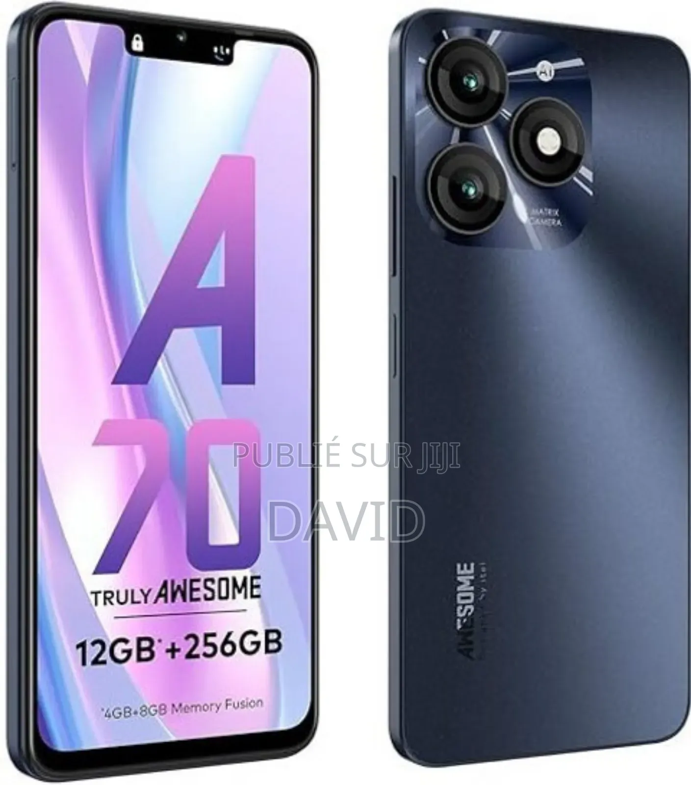 Nouveau Itel A70 256 GB Noir
