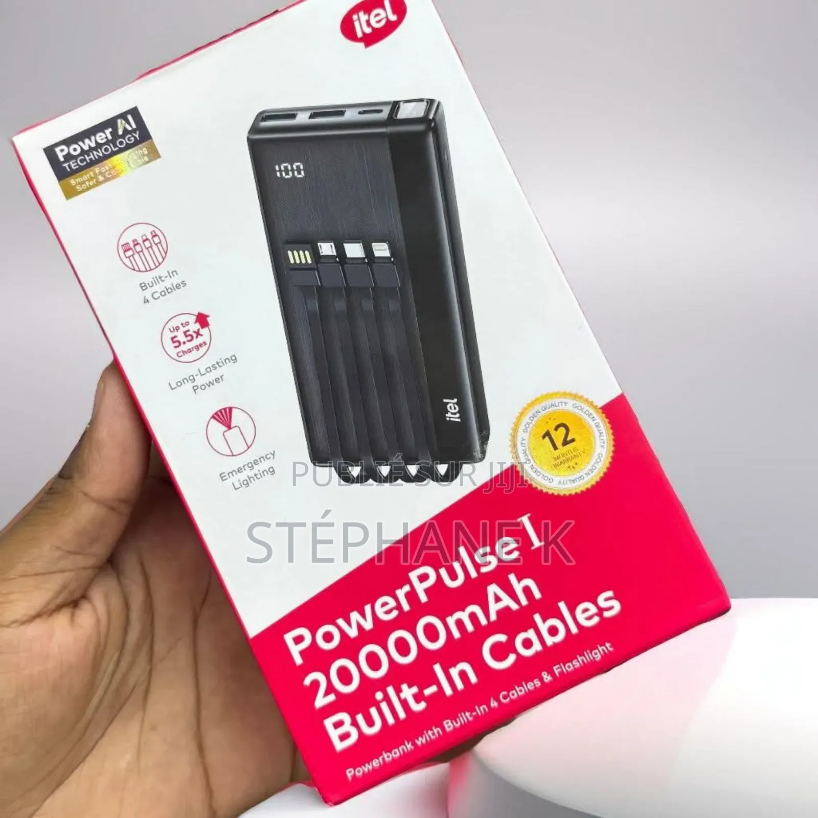 Powerbank 20.000mah Avec Toche Tondeuse Électrique