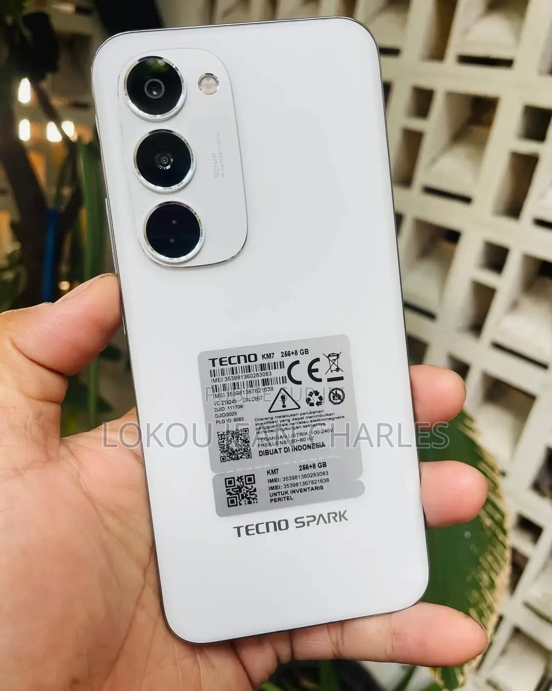 Nouveau Tecno Spark 40 Pro+ 256 GB Blanc