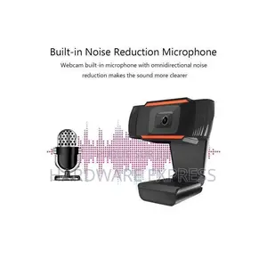 Caméra Web Usb Full Hd 1080p Avec Microphone – Noir Orange