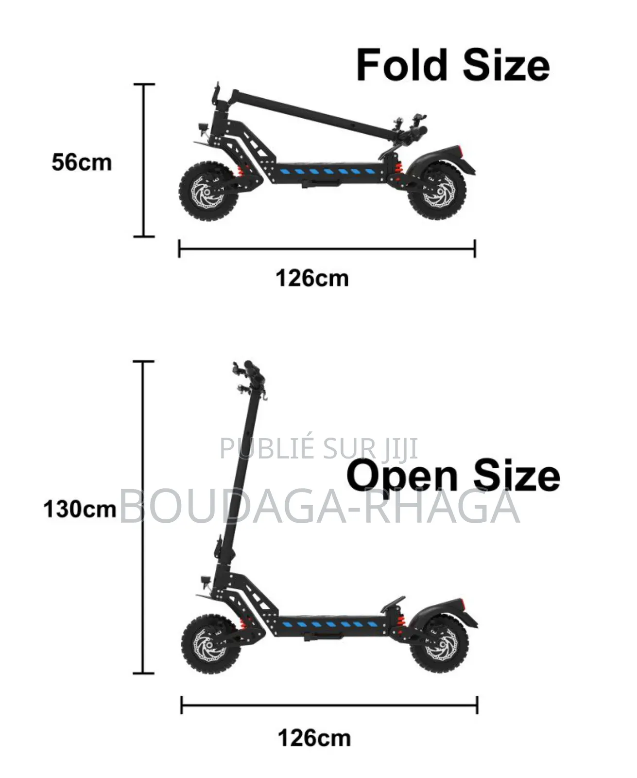 Trotinette Très Puissante Drivetron 70kmh 44mph G3pro