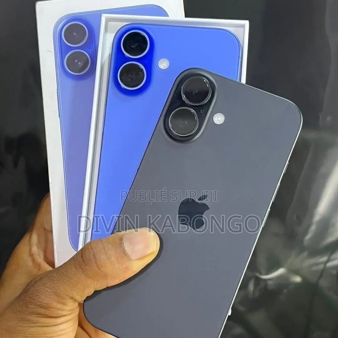 Nouveau Apple iPhone 16 256 GB Bleu