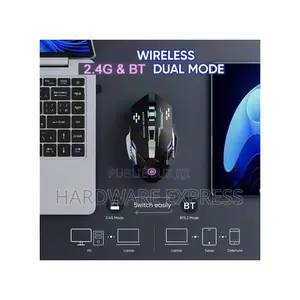 Souris Sans Fil 2.4g Rechargeable 5.2 Bluetooth Silencieuse
