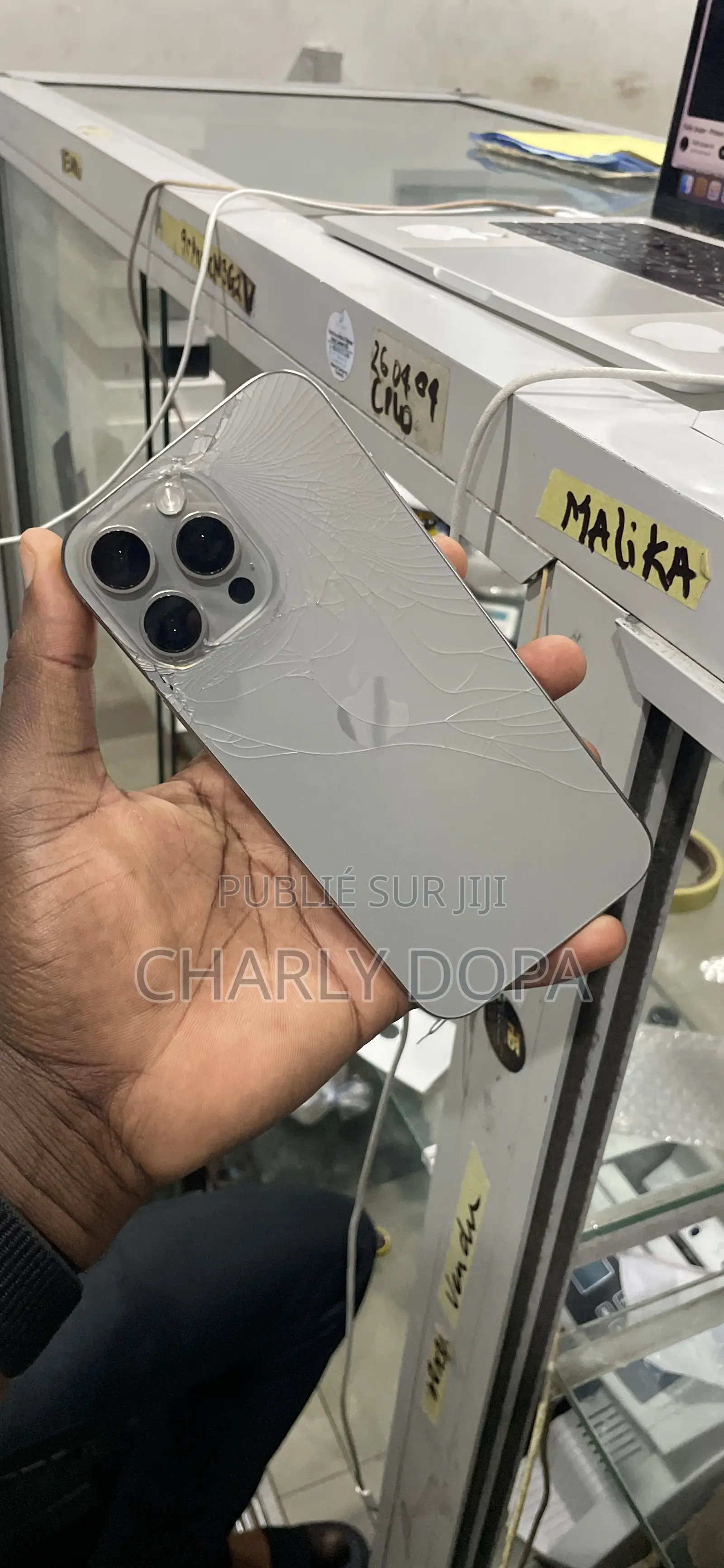 Apple iPhone 15 Pro Max 256 GB Argenté
