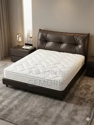 Ensemble Lit "Confort Nuage" Chevet Assorti