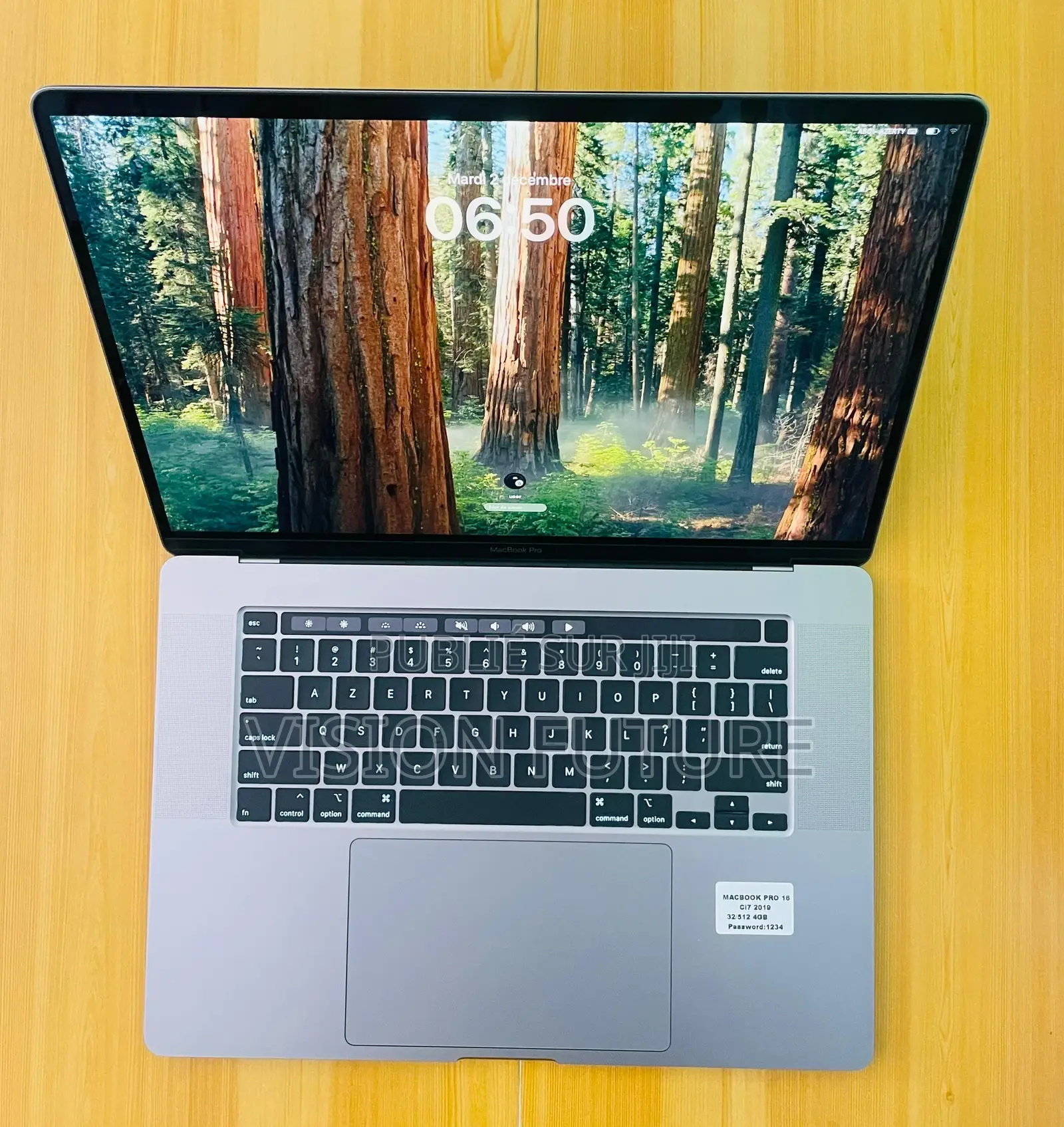 Ordinateur portable Apple MacBook Pro 2019 32GB Intel Core i7 SSD 512GB