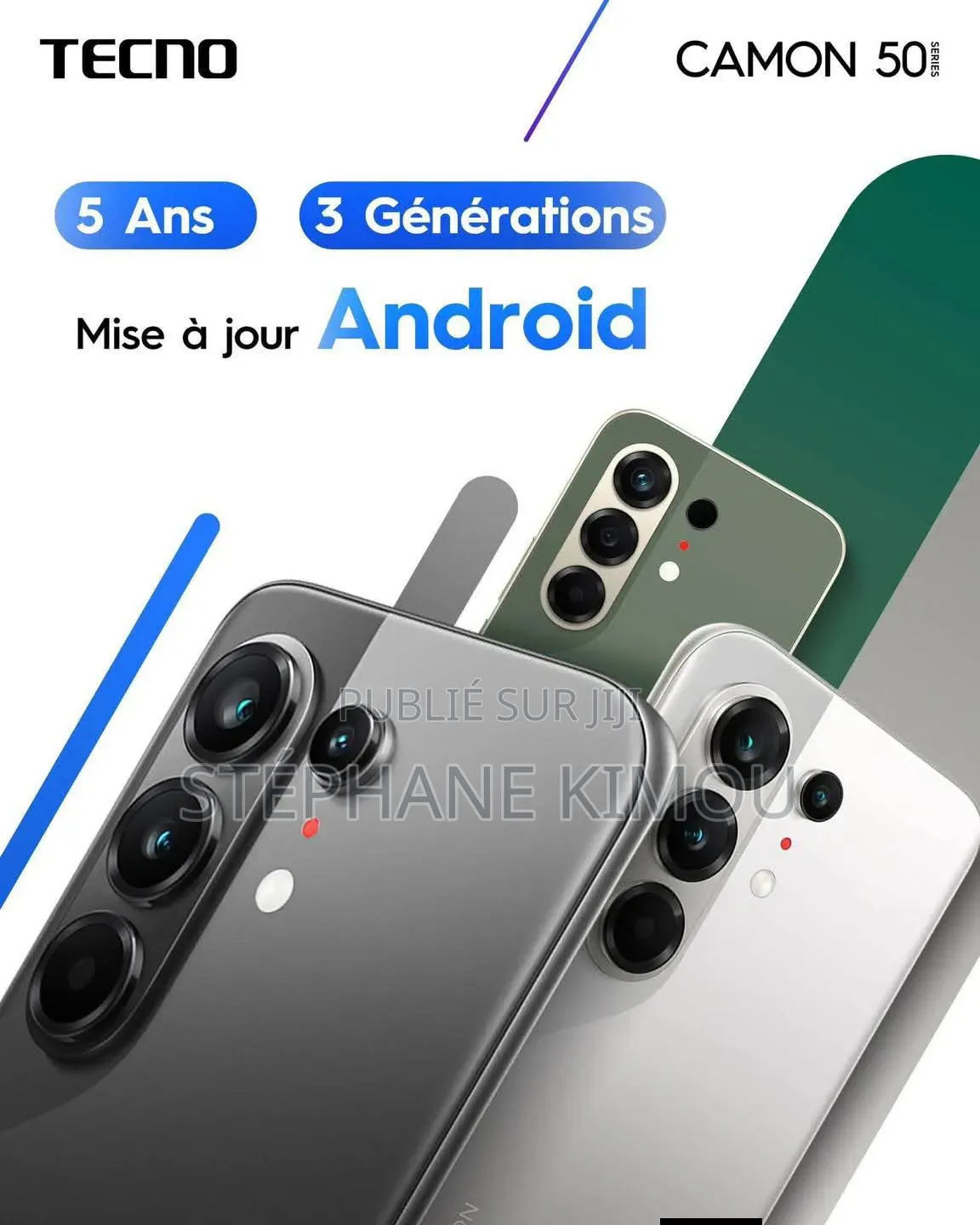Tecno Camon 50 Pro 256 GB Vert