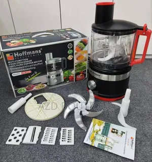 Robot Culinaire 5-en-1 : Hacher, Trancher, Râper, Moudre Et Pétrir