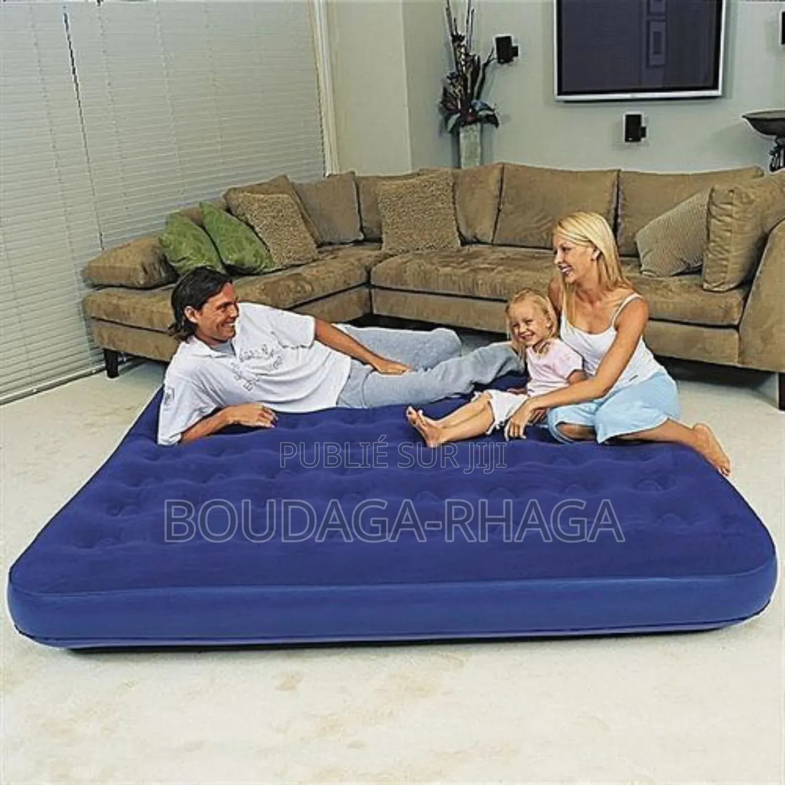 Matelas Gonflable Produit198,1l X 137,2l X 22,9ép Centimètres