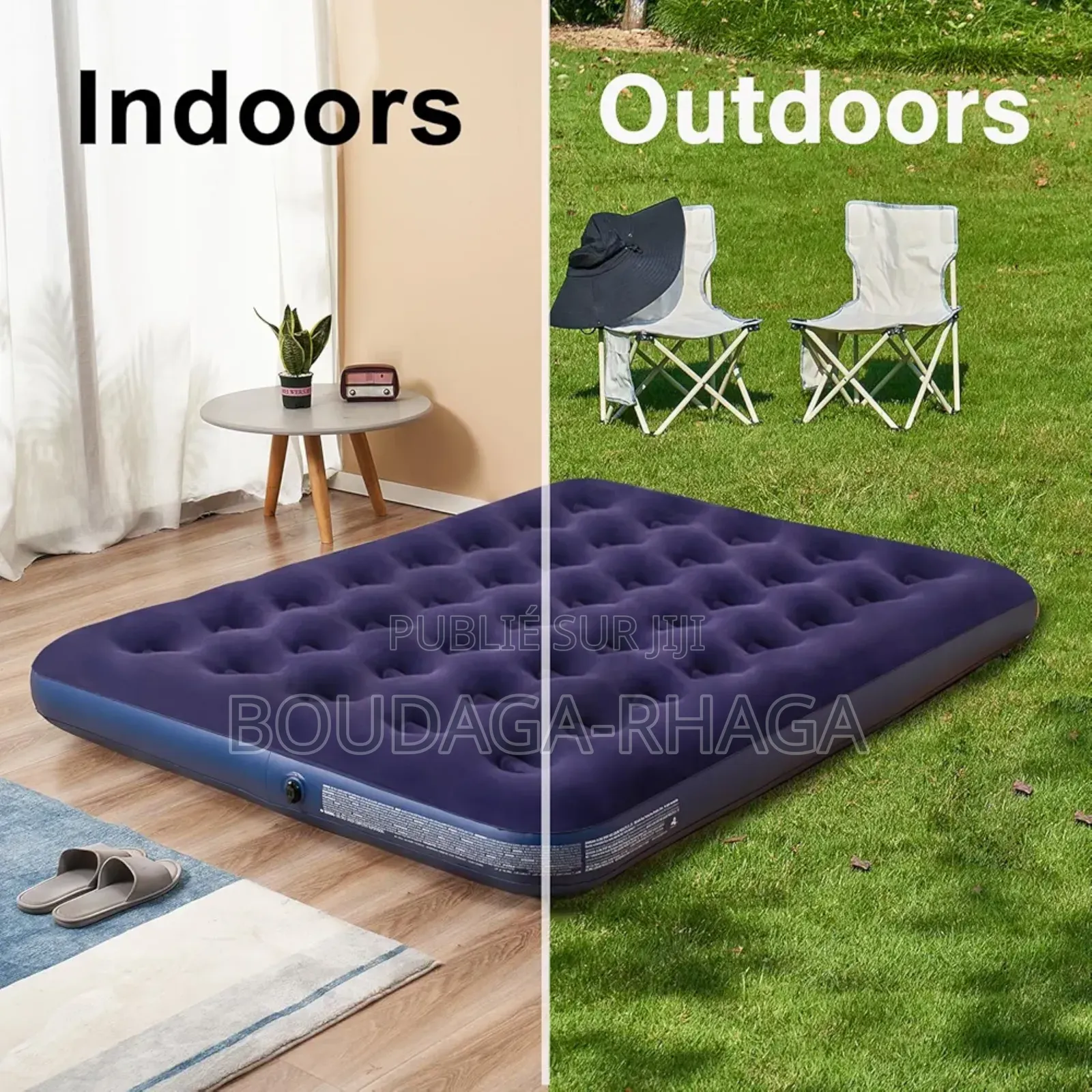 Matelas Gonflable Produit198,1l X 137,2l X 22,9ép Centimètres