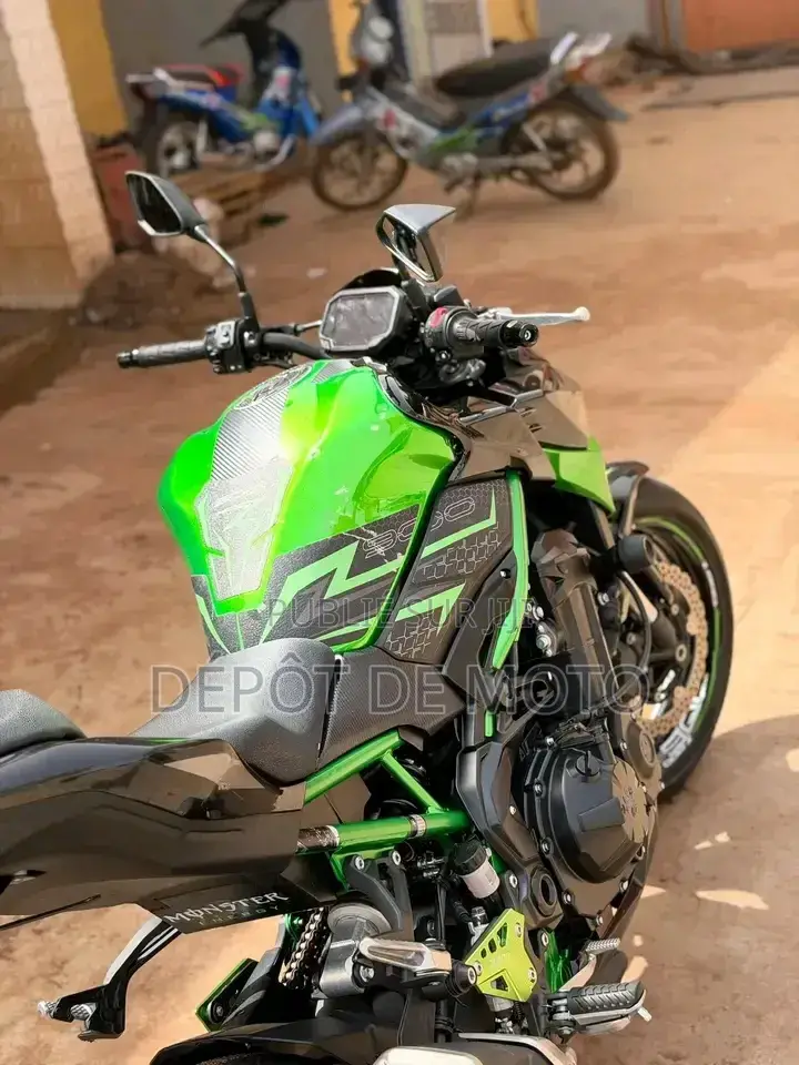 Nouveau Kawasaki Z900 2024 Vert