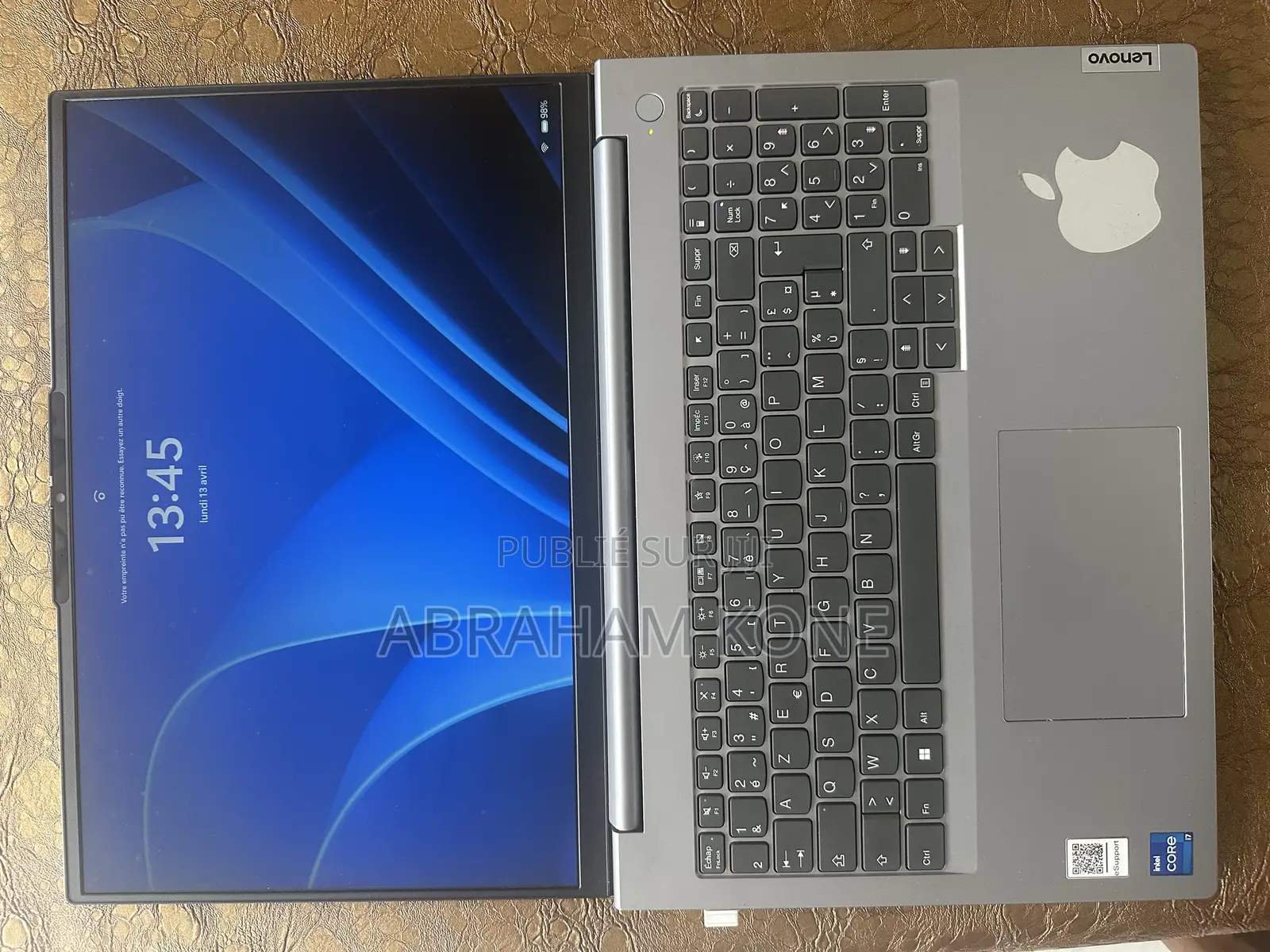 Ordinateur portable Lenovo ThinkBook 15 8GB Intel Core i7 SSD 512GB