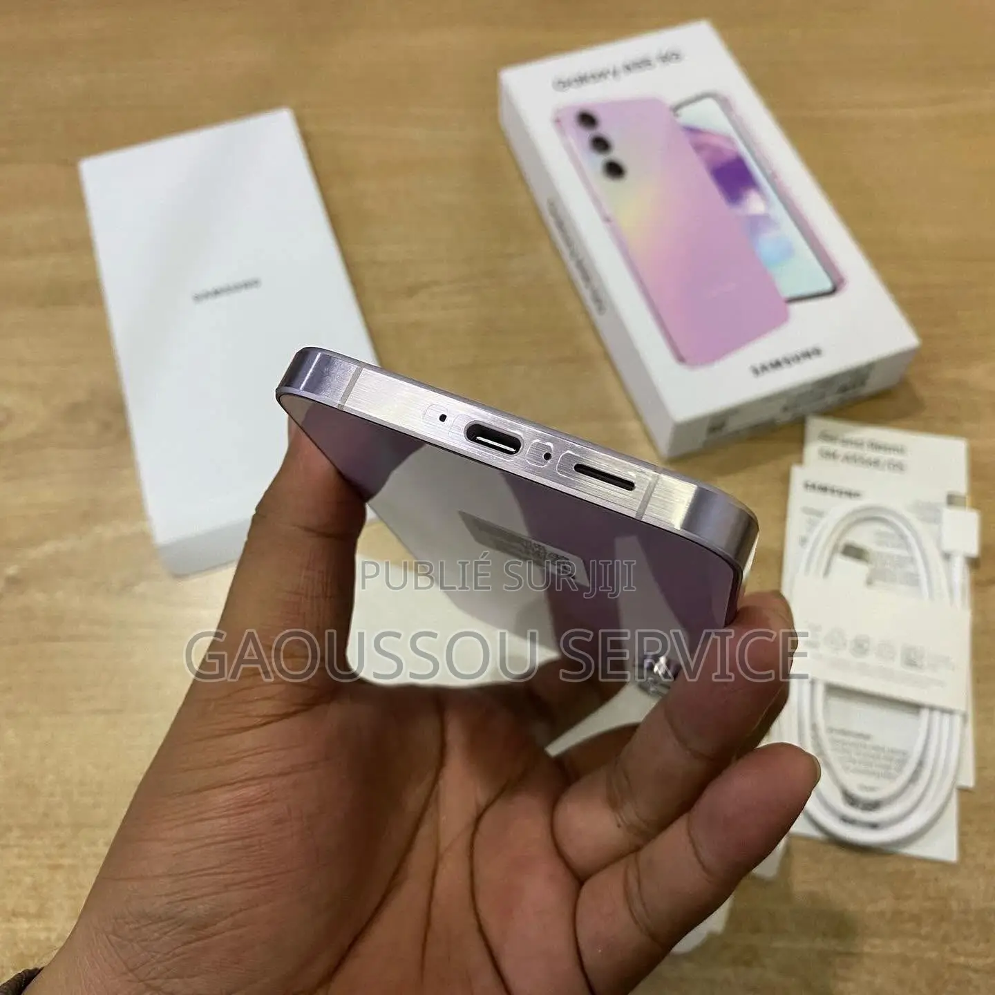 Nouveau Samsung Galaxy A55 256 GB Or rose