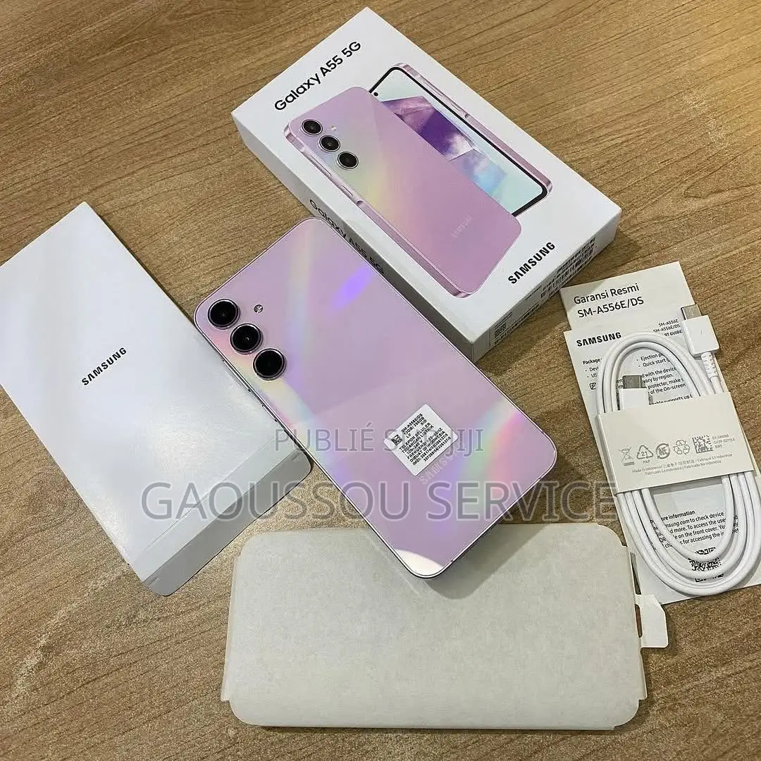 Nouveau Samsung Galaxy A55 256 GB Or rose