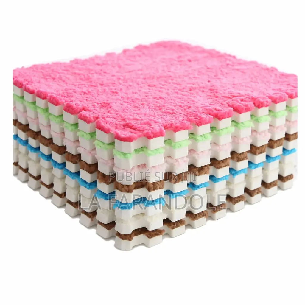 10 Lots De Tapis Puzzle En Peluche
