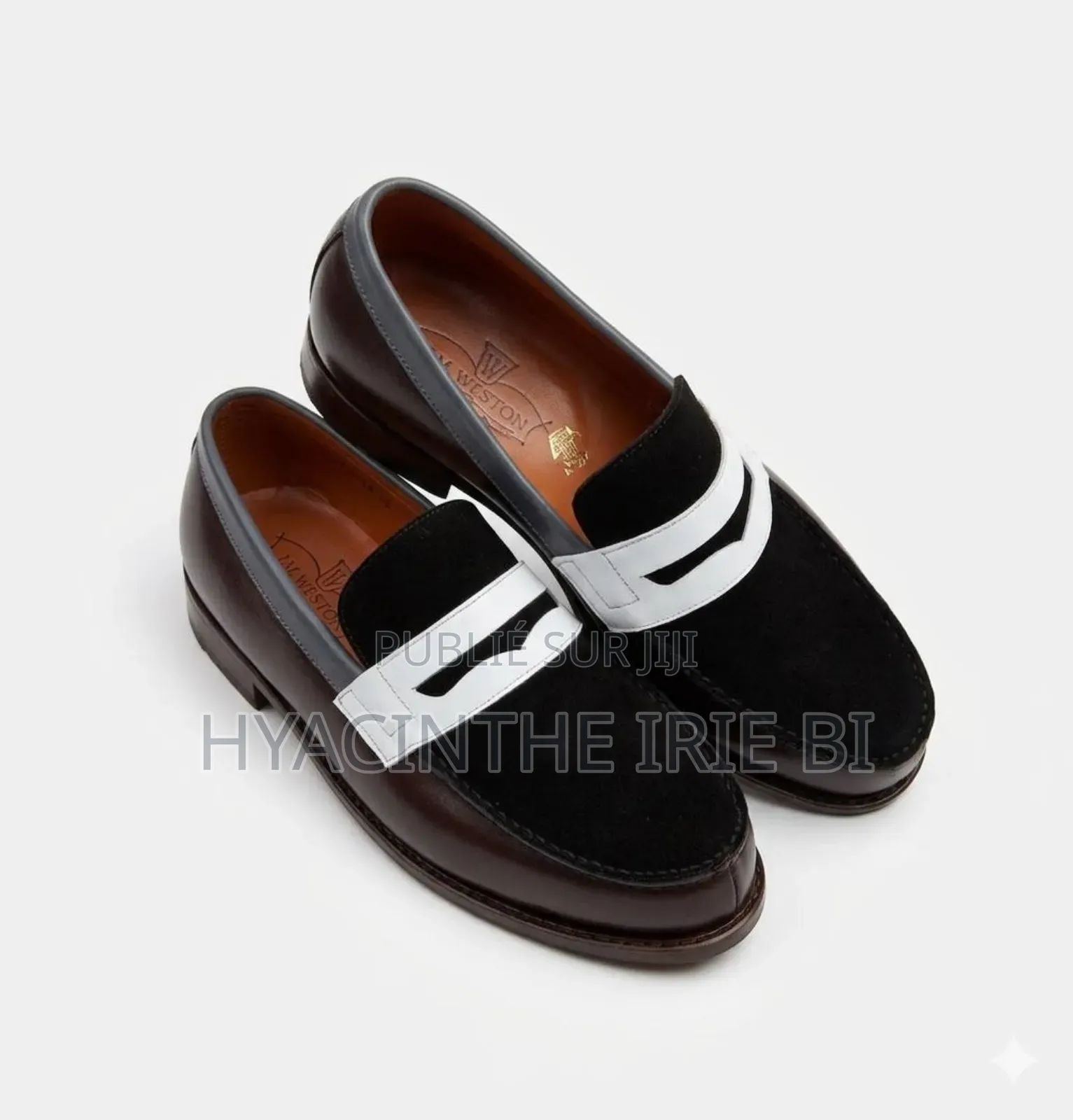 Maucassin Matiere Cuir Deux Thons Authentique Original Qualité