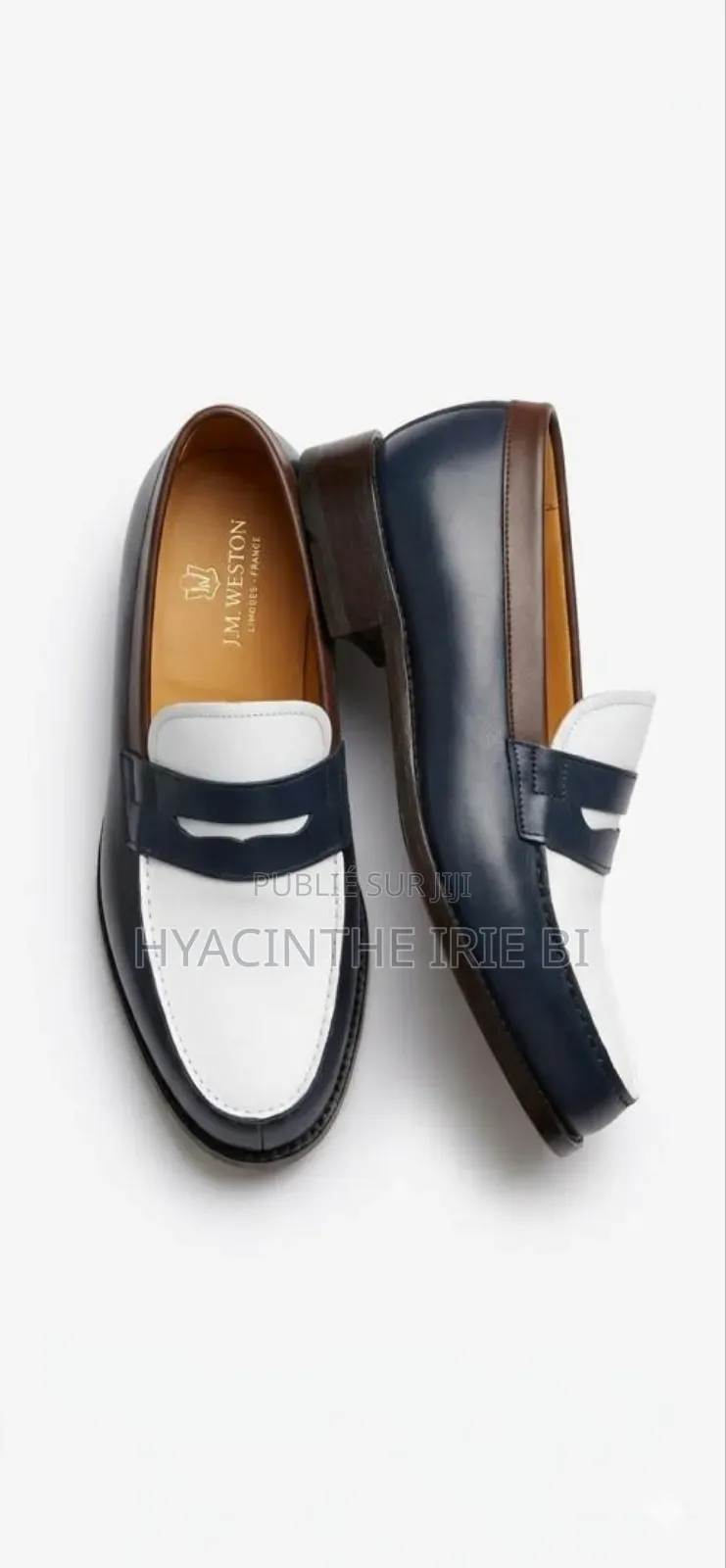 Maucassin Matiere Cuir Deux Thons Authentique Original Qualité