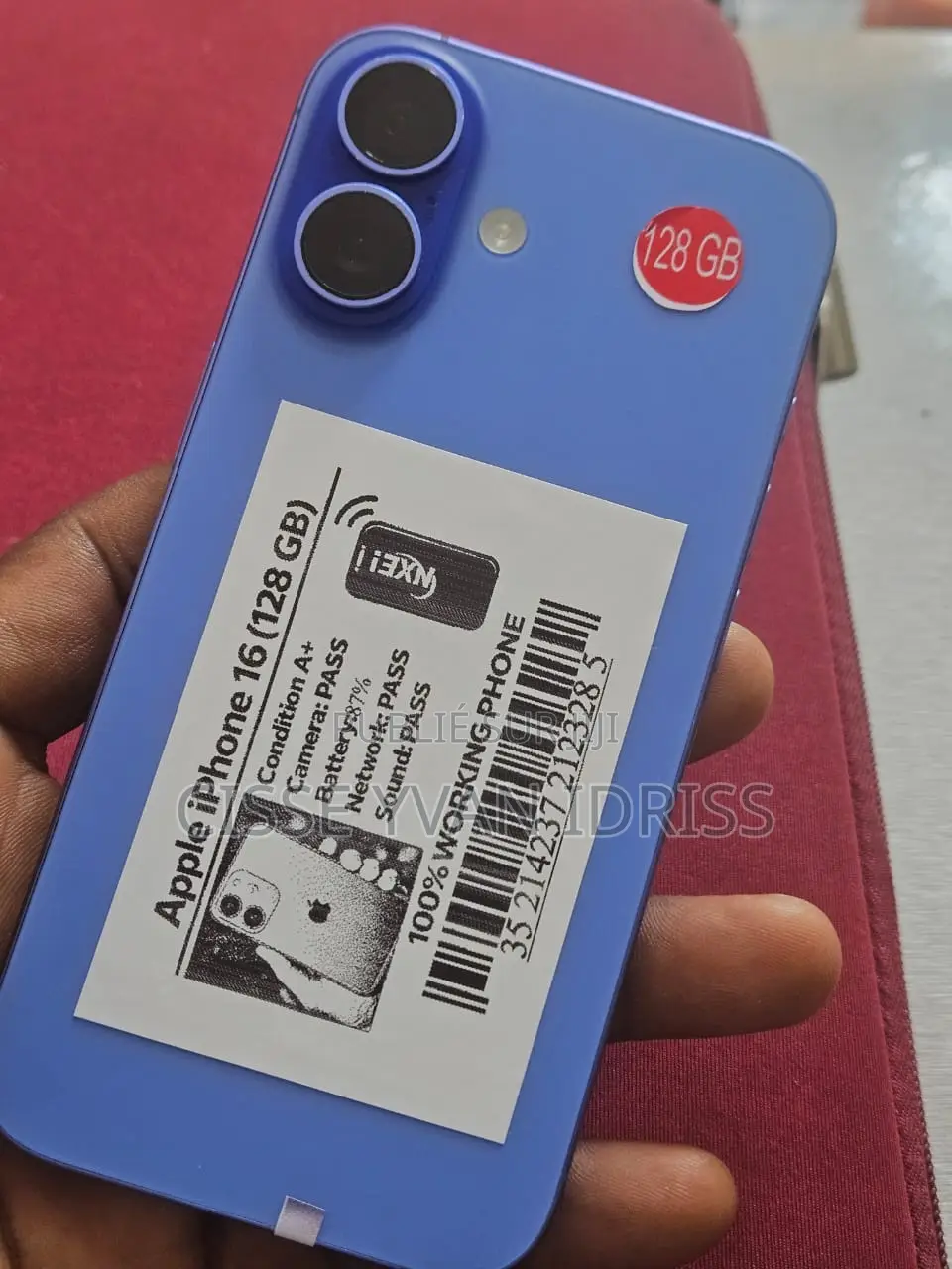 Nouveau Apple iPhone 16 128 GB Bleu