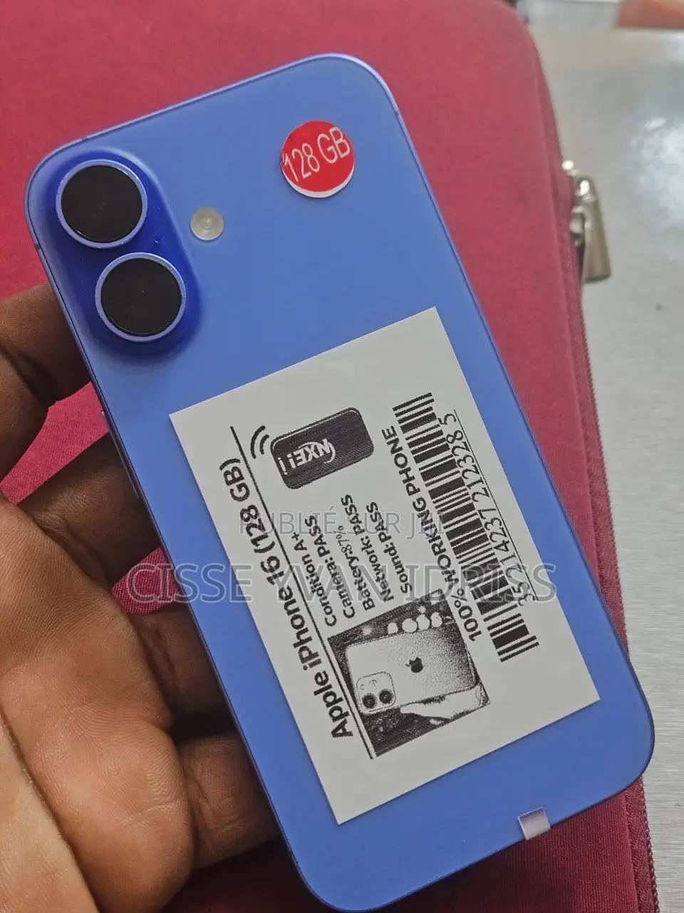 Nouveau Apple iPhone 16 128 GB Bleu