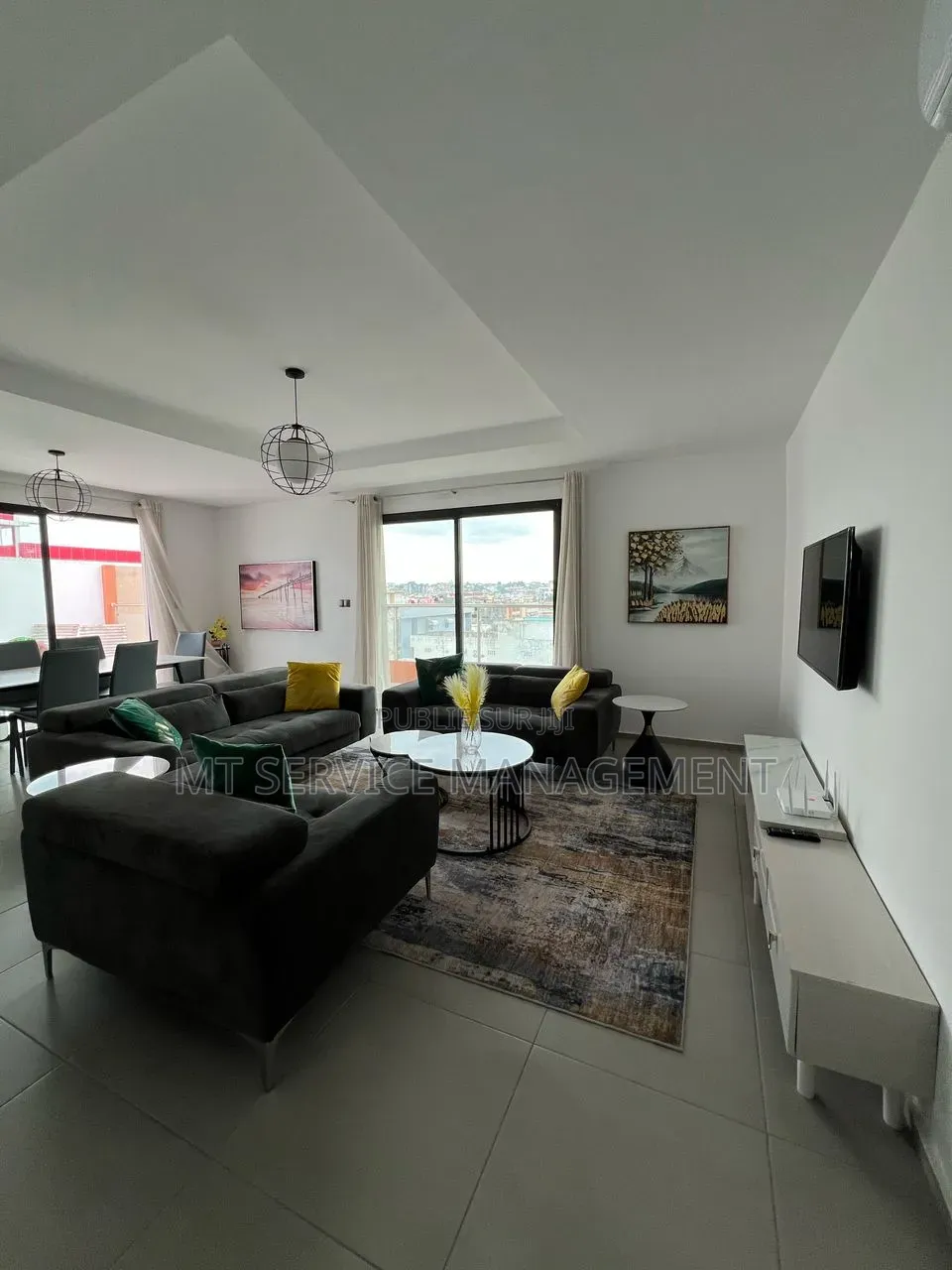Meublé 1chbre Appartement dans Mt Services Location, Cocody à Louer
