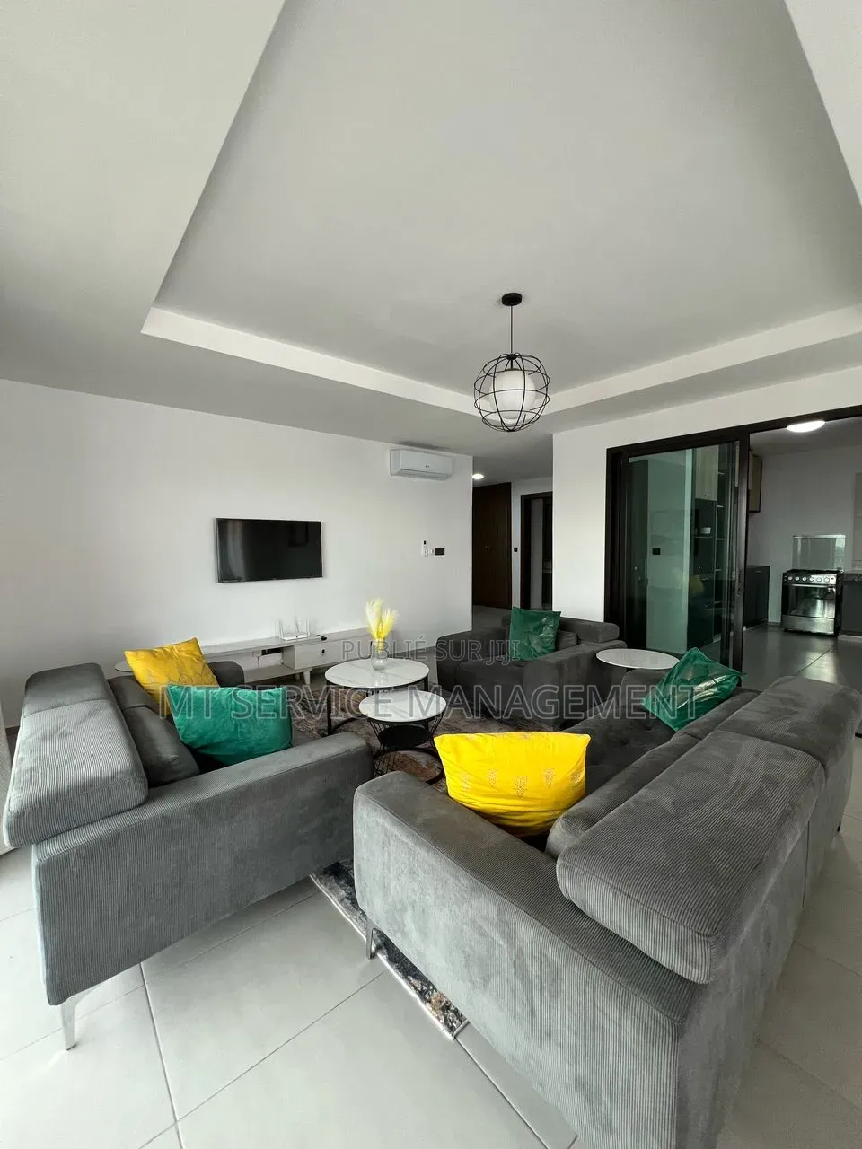 Meublé 1chbre Appartement dans Mt Services Location, Cocody à Louer
