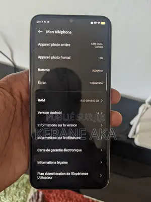 Infinix Note 30 256 GB Jaune