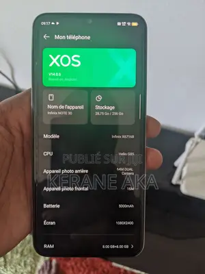 Infinix Note 30 256 GB Jaune