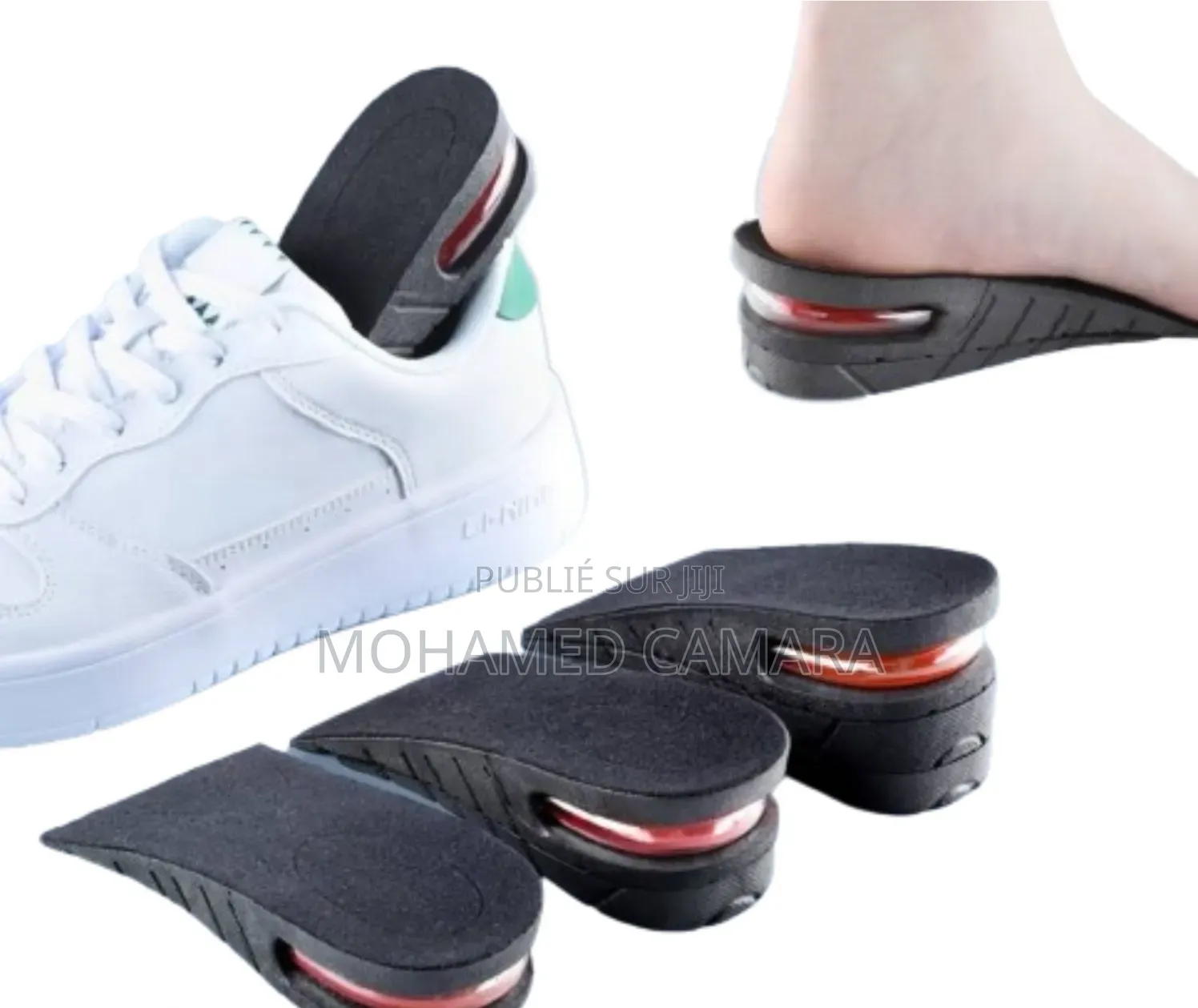 Semelles Rehausante Grandissantes De 7.5cm- Confort Sans Douleur