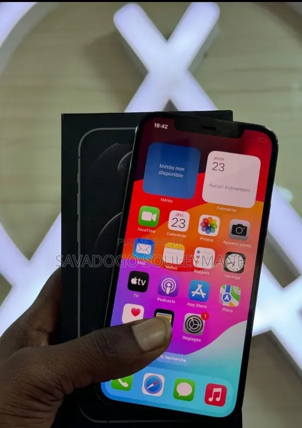 Nouveau Apple iPhone 12 Pro 512 GB Noir