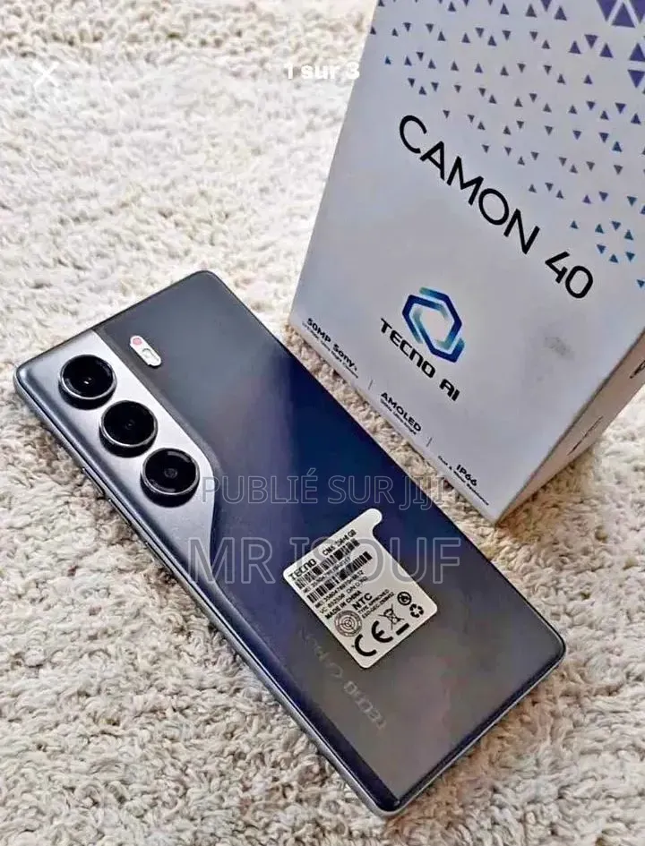 Nouveau Tecno Camon 40 256 GB Bleu