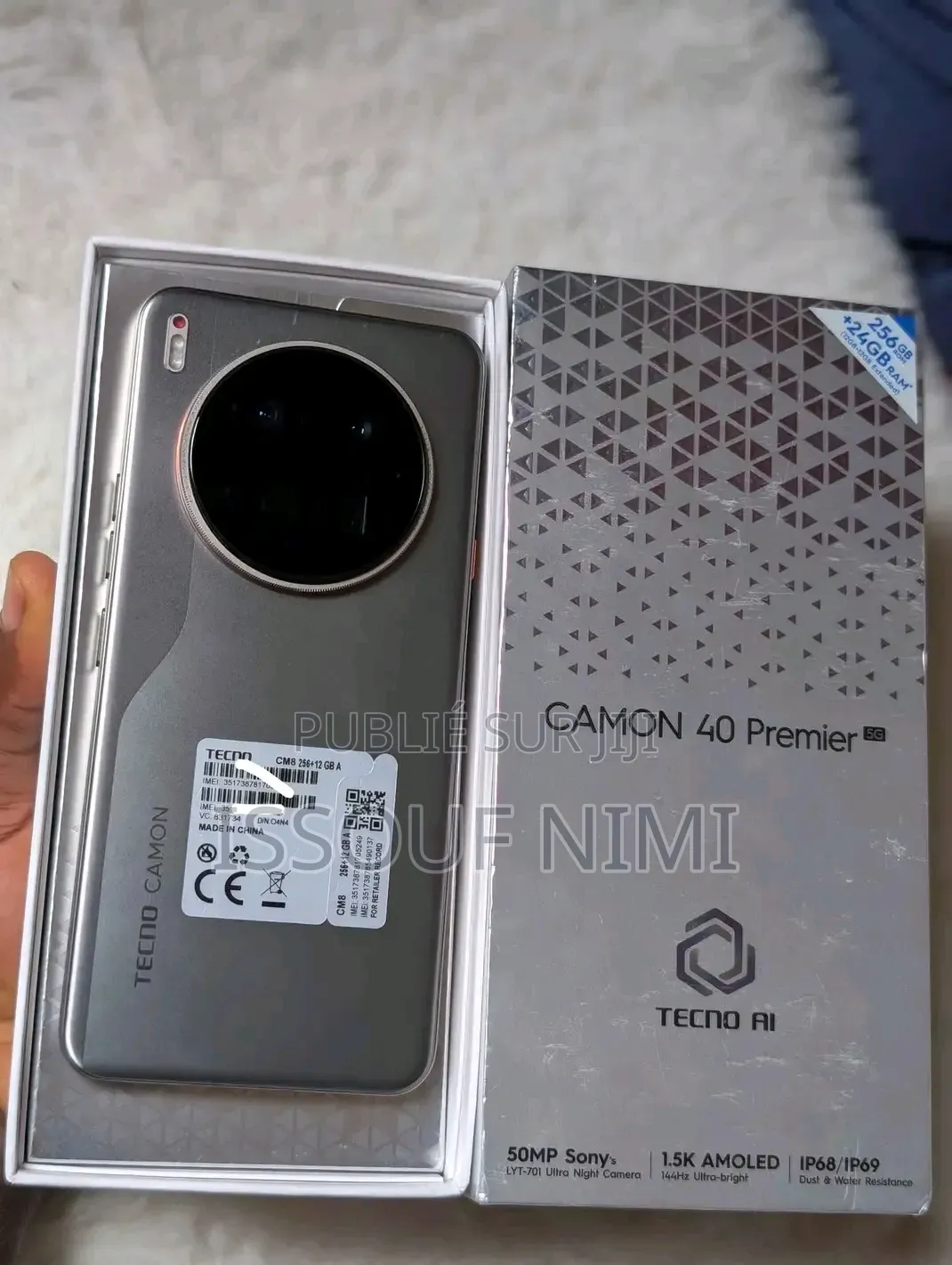 Nouveau Tecno Camon 40 Premier 256 GB Autre