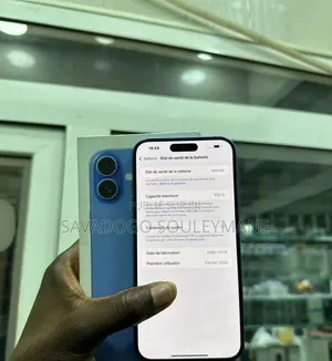 Nouveau Apple iPhone 16 128 GB Bleu