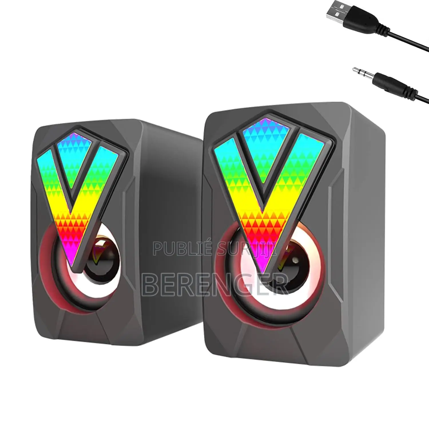 Mini-Enceinte Filaire Pour Pc De Bureau, Alimentation Usb 2.0