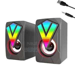 Mini-Enceinte Filaire Pour Pc De Bureau, Alimentation Usb 2.0