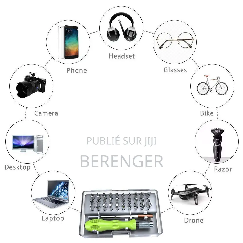 Kit De Tournevis Magnétique 32 en 1
