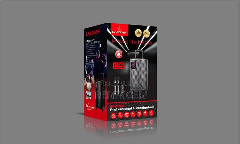 Haut Parleur Bluetooth/Usb/Sd/Fm - 60w - 2 Micros