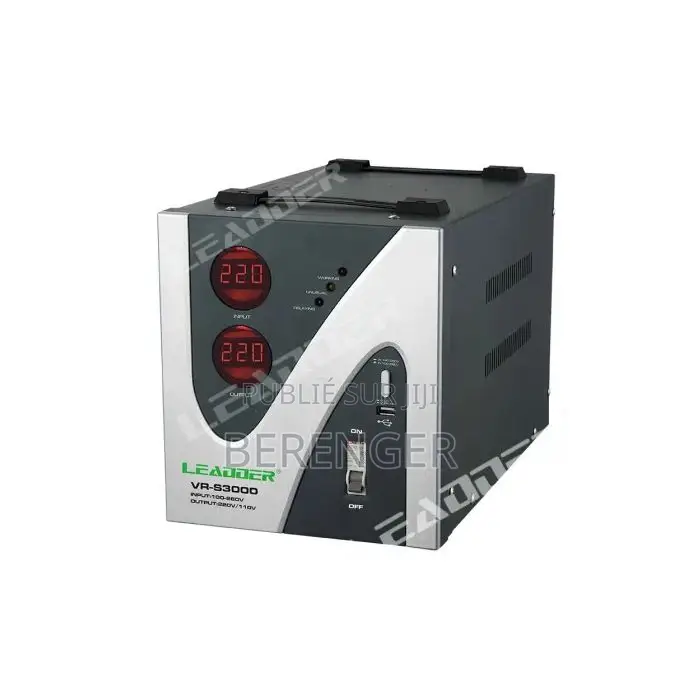 Stabilisateur Régulateur De Tension Numérique 3000va (Vr-S3000)