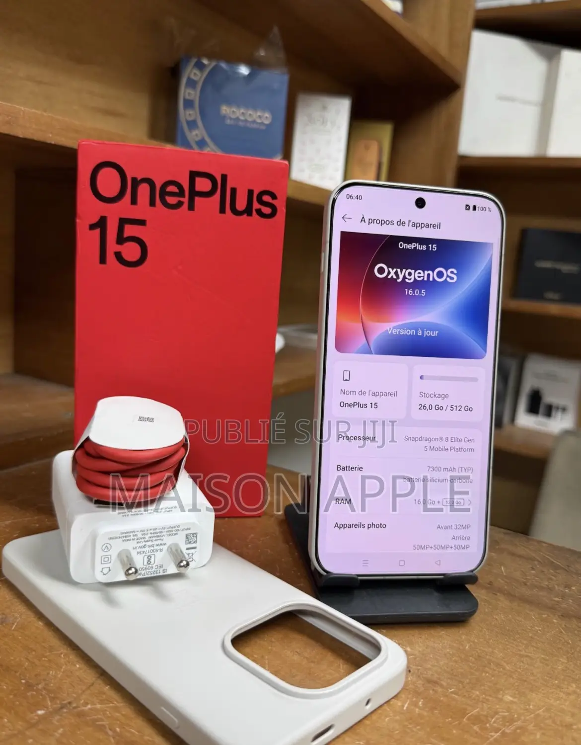 Nouveau OnePlus 15 512 GB Blanc