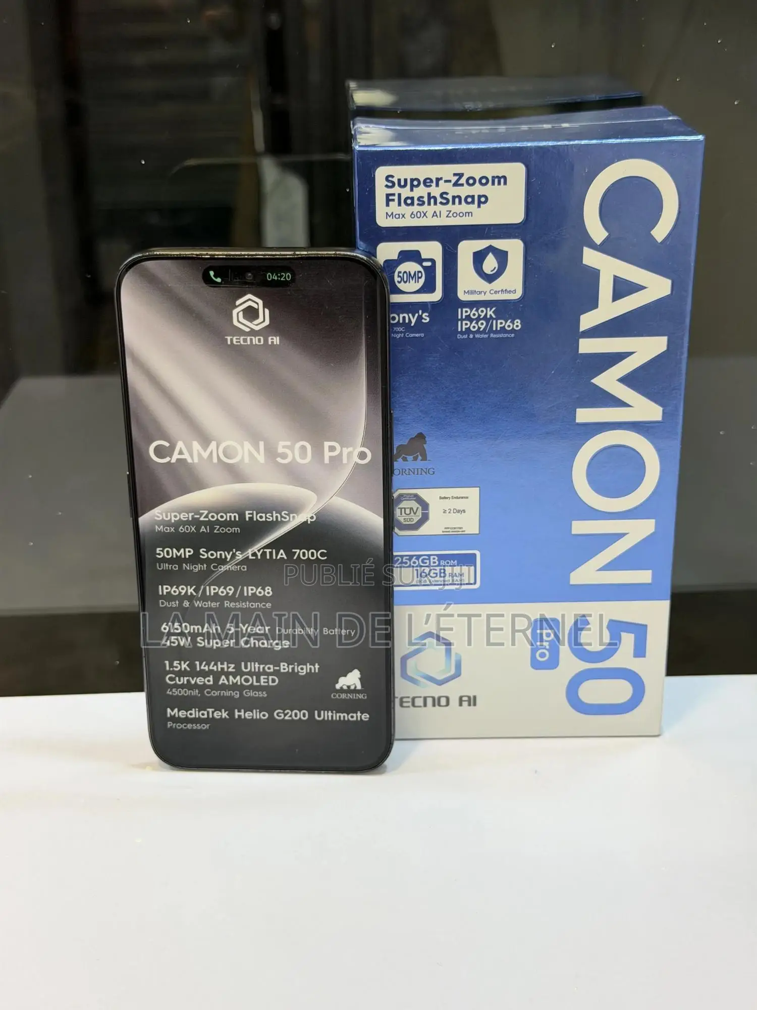 Nouveau Tecno Camon 50 Pro 256 GB Vert
