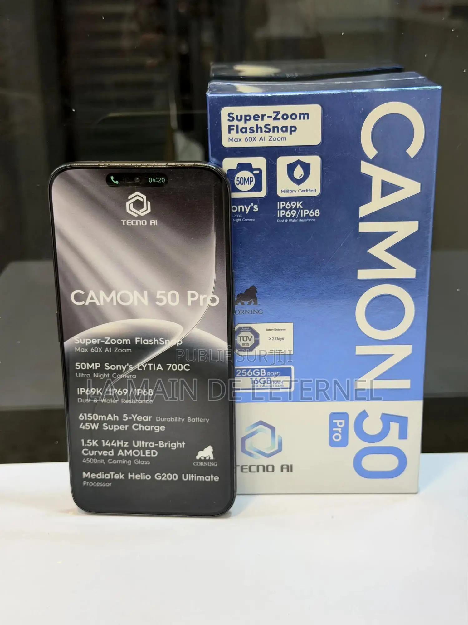 Nouveau Tecno Camon 50 Pro 256 GB Vert