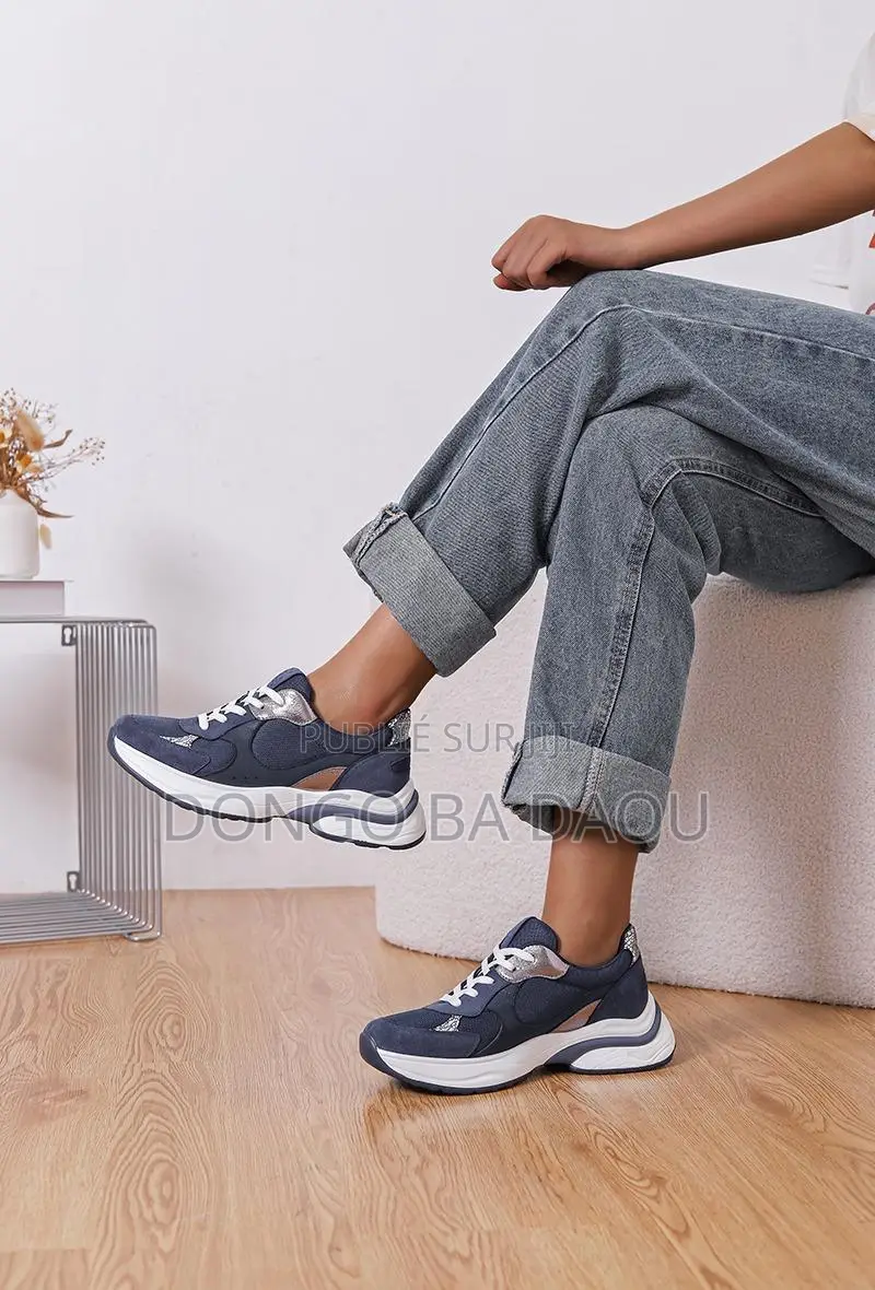Basket Compensée Pour Femme