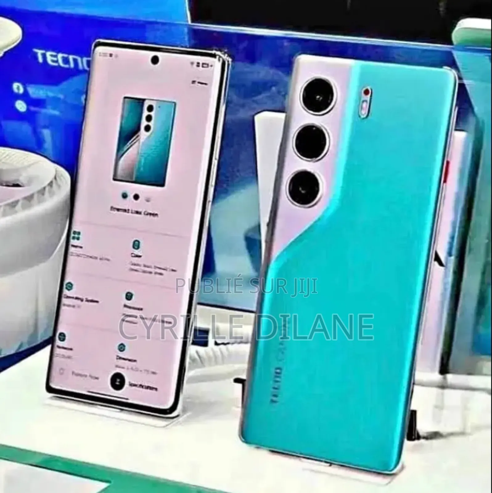 Nouveau Tecno Camon 40 256 GB Bleu
