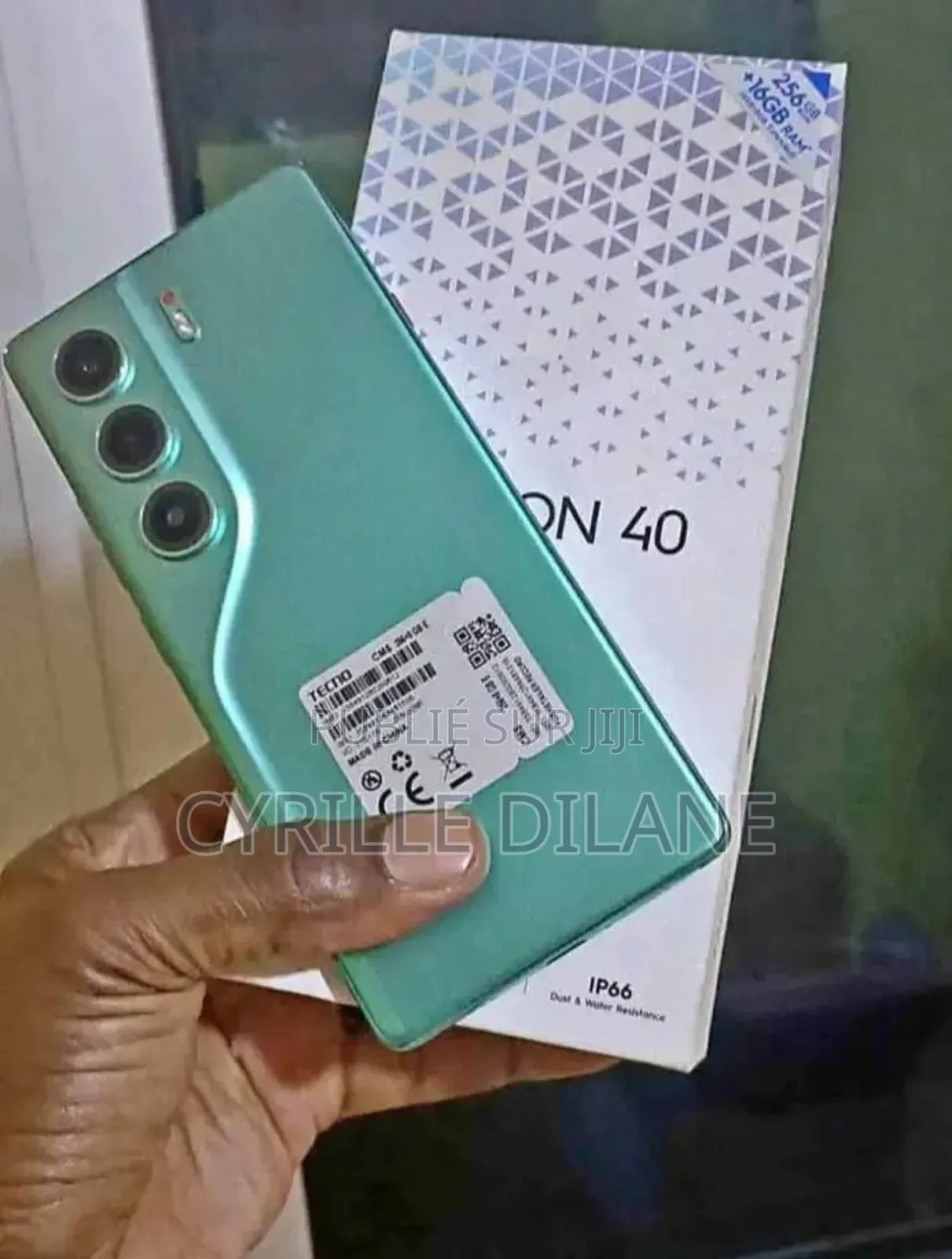 Nouveau Tecno Camon 40 256 GB Bleu