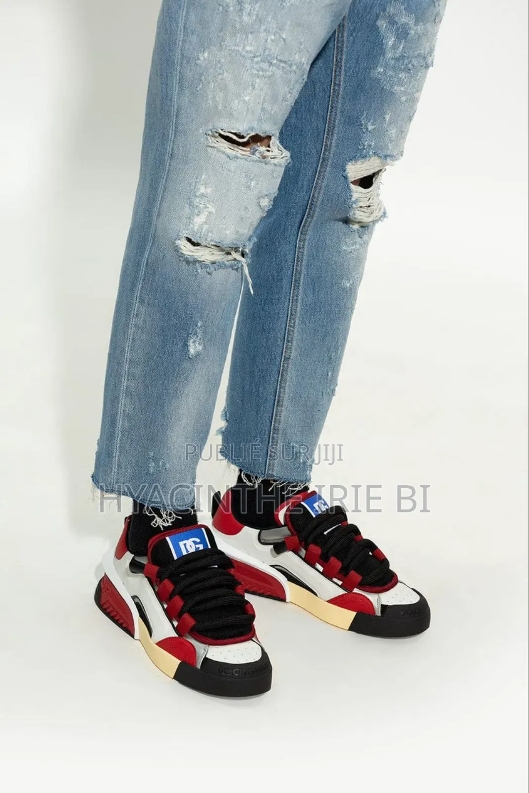 Sneakers Dolce Et Gabana Authentique Original Qualité Irréprocha